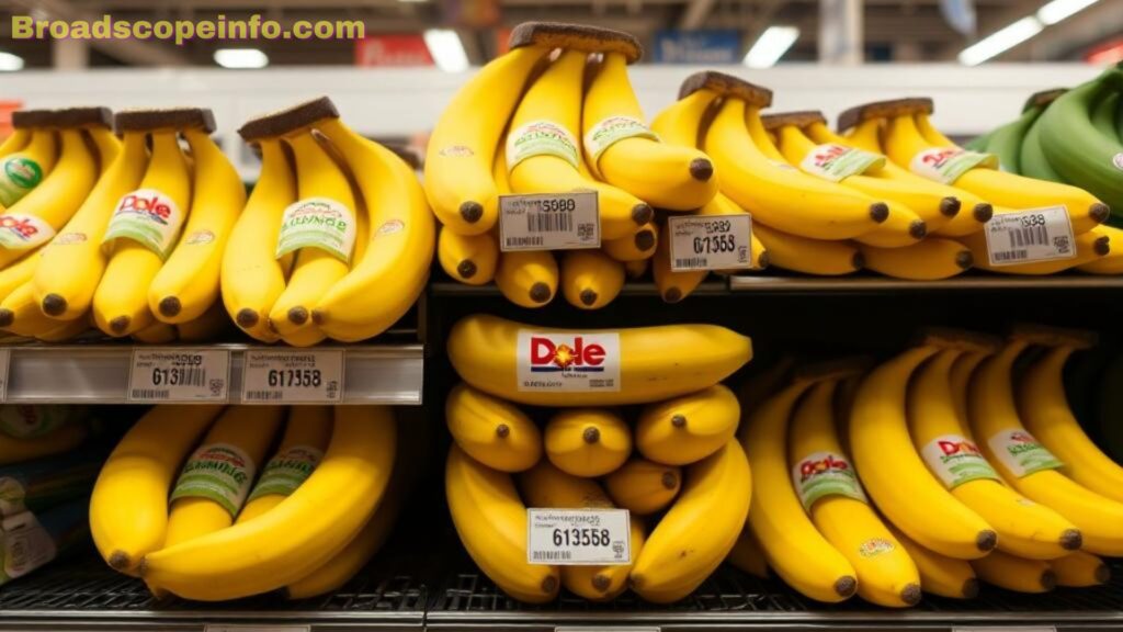 what does 613588 mean on dole organic bananas