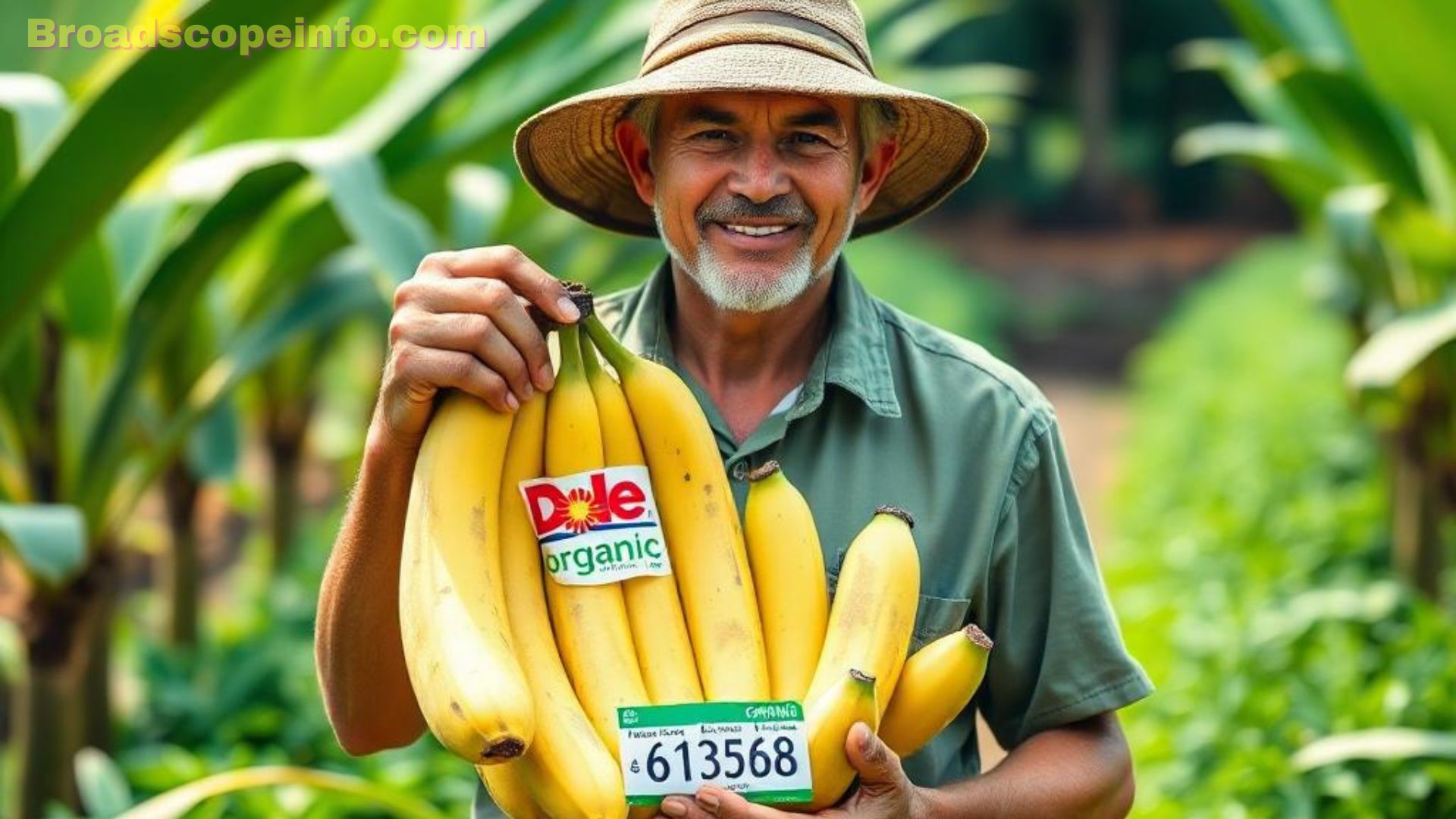 what does 613588 mean on dole organic bananas