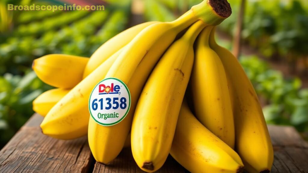 what does 613588 mean on dole organic bananas